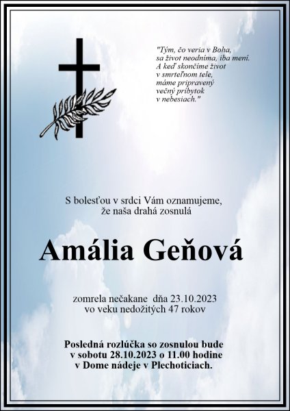 Parte Amália Geňová