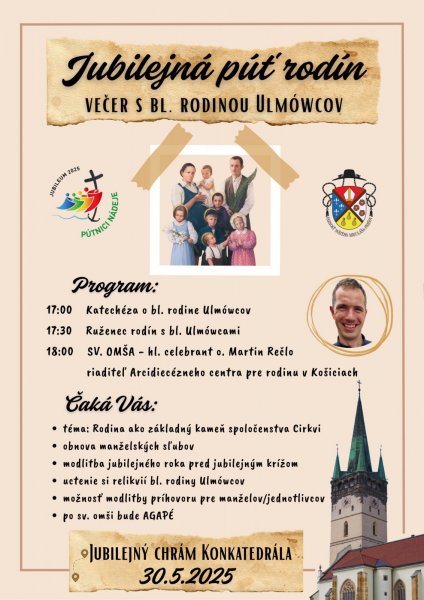Púť rodín 30.mája 2025 Prešov konkatedrála