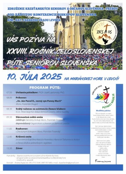 put-seniorov-Levoča púť seniorov 2025